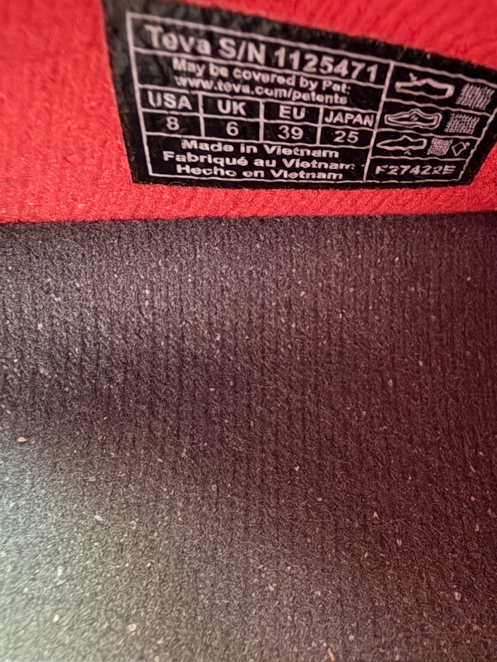 TEVA- ReEmber Moc, red, size 8 - Picture 6 of 6